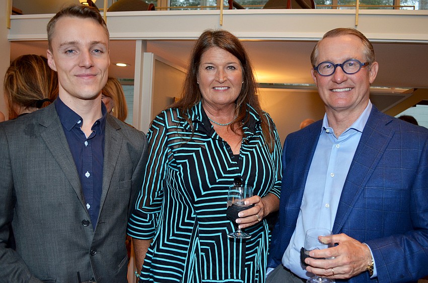 Dustin Juengel, Kathy Miller and Bruce Ling