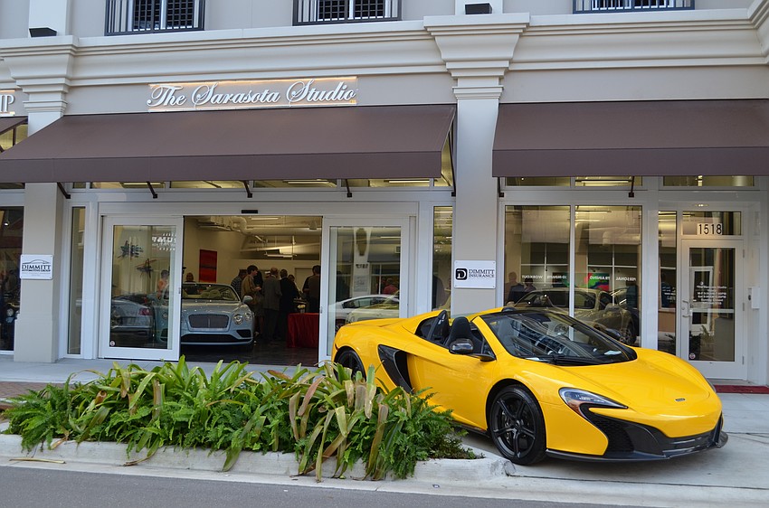The exterior of the Sarasota Studio is located below the State Street garage.