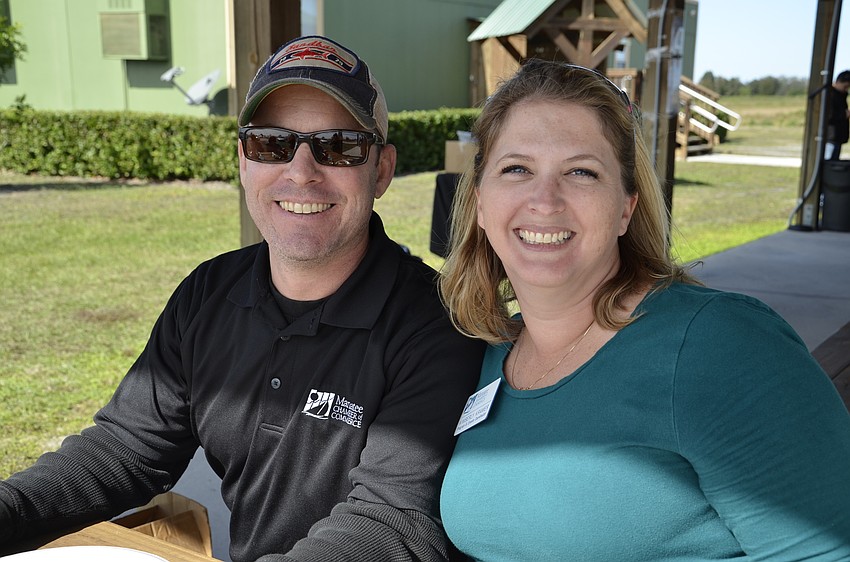 Kimberly Kramer, Chamber Events Coordinator, and Michael Gallen, Vice President of Public Policy