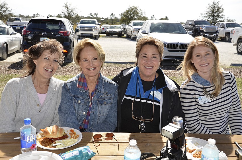Chamber staff, Cheryl Richert, finance controller; Janet Murphy, membership development representative; Allison Heither, communications director, and Leigh Weger, executive assistant.