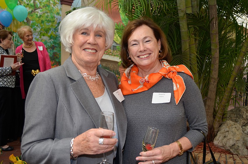 Mildred John and Roberta Adams