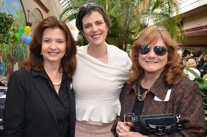 Debbie Partridge, Kameron Hodgens and Barbara Brown