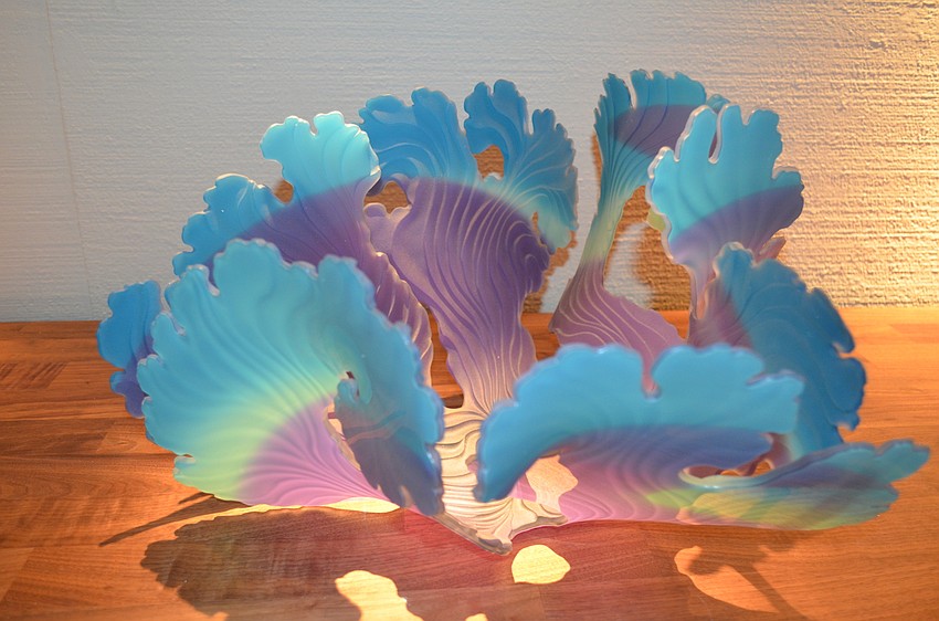 “Aqua Violet Seaform,” by Janet Kelman, of the U.S.