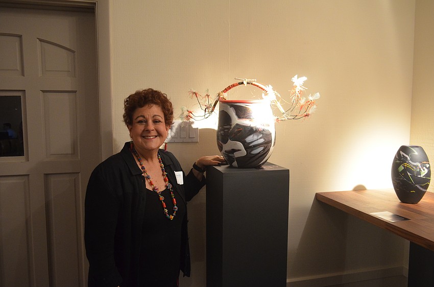 Glass art collector Pat Baer