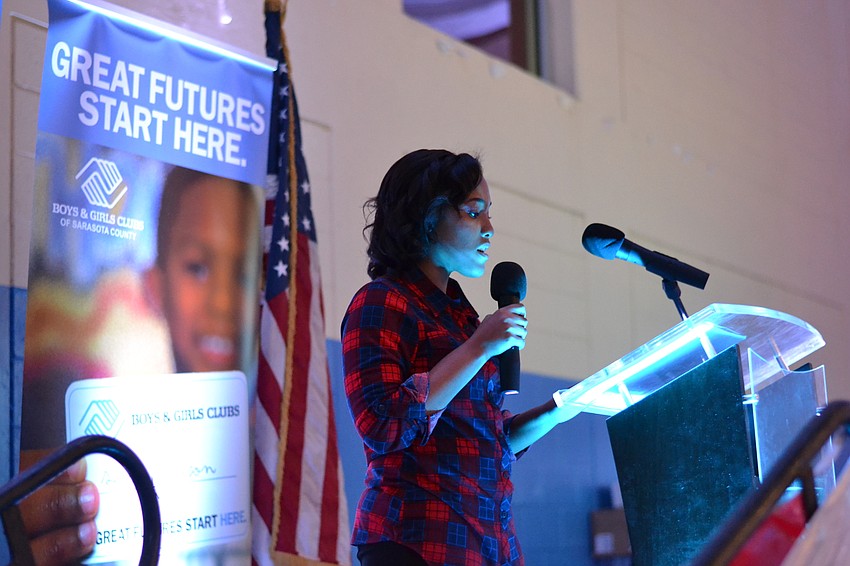 Whitney Stewart  performed the role of emcee for the evening. Stewart was the recipient of the 2015 Youth of the Year award and went on to win the national title as well.