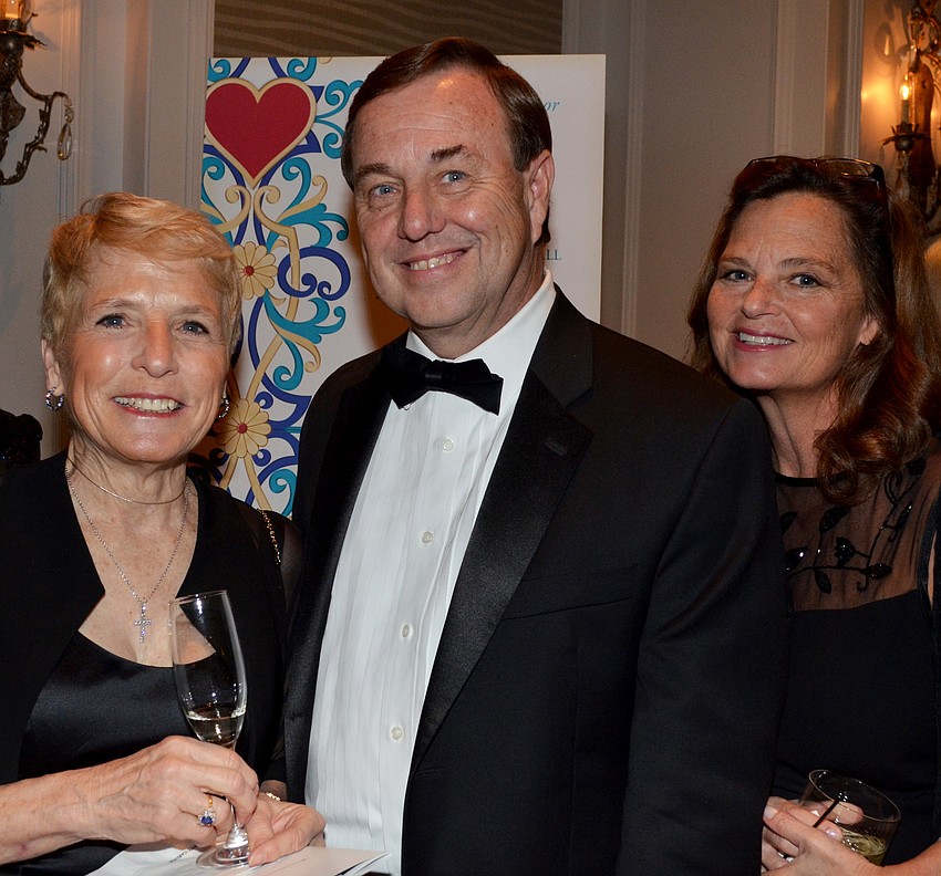 Elaine Gustafson, Tom Waters and Linda Whitacre