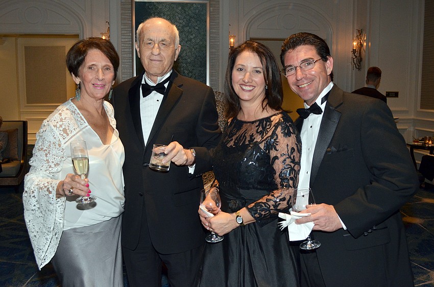 Pauline Terry and  Roland Durette with Barbara and Brian Palmer