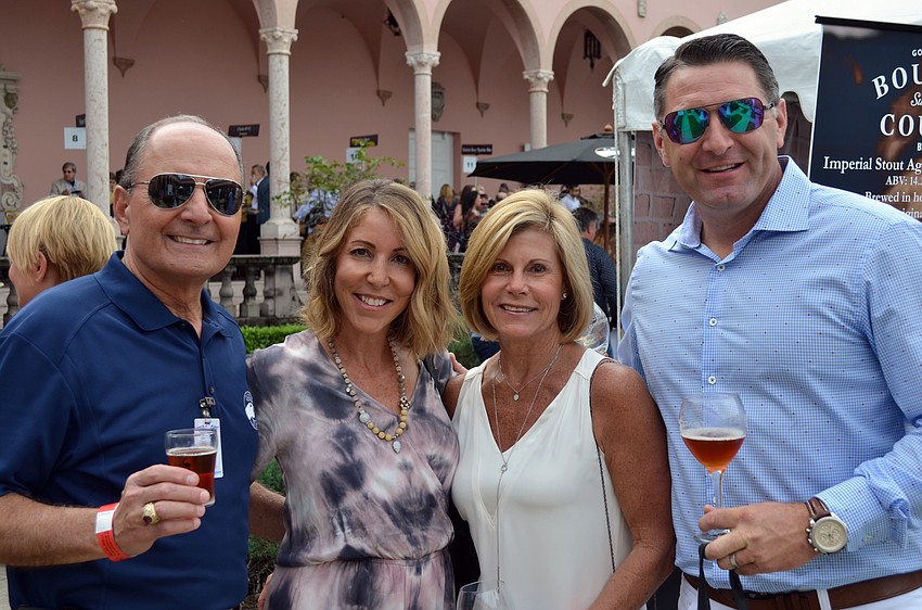 Col. John Saputo, Tess Evanoff, Denise Saputo and Mike Evanoff