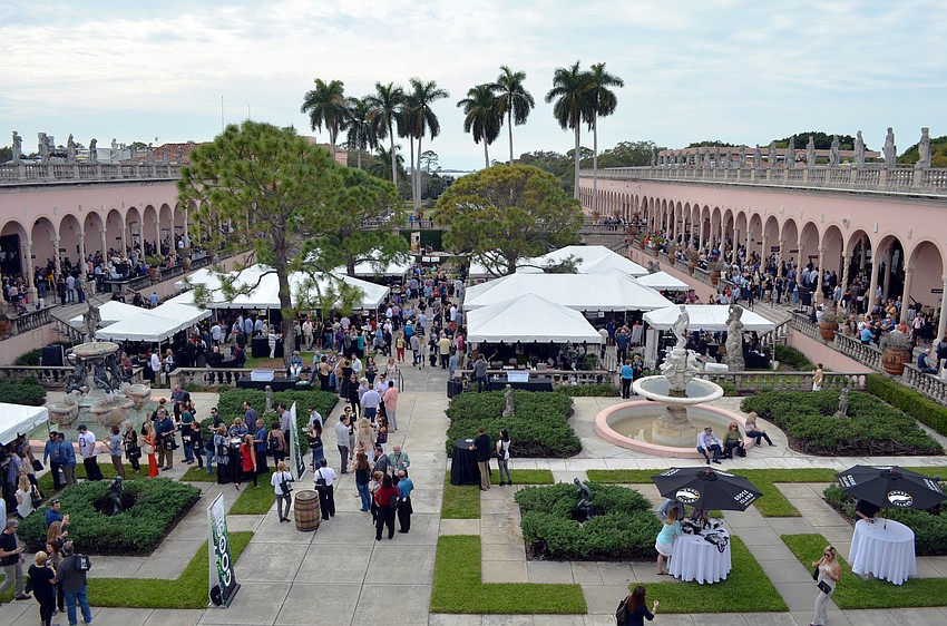 The 9th annual Forks & Corks Grand Tasting was held on Sunday, Jan. 31, at The John and Mable Ringling Museum of Art.