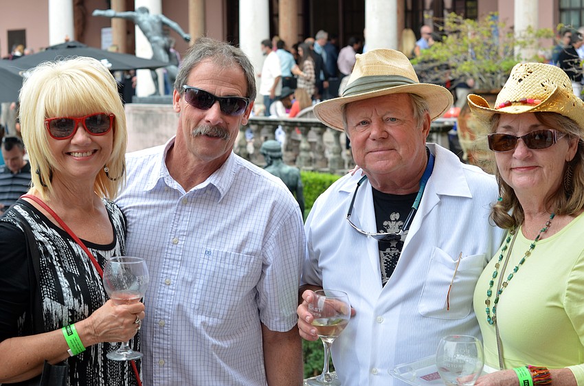 Linda and Ray Colagrande with Steve and Gina Nau