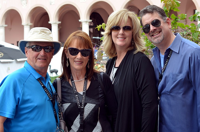 Edward and Beverly Russell with Deborah and Rod Vaughan