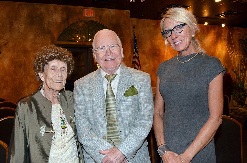 Gundrun and Jorgeen Graugaard with Jeanne Hamil