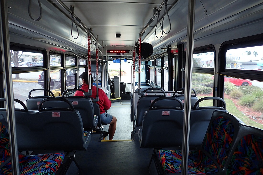 Although the beach is packed, buses to the beach are virtually empty Jan. 31. Beach patrons said riding the bus wasnâ€™t convenient.