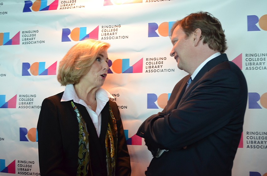 RCLA Town Hall Chair Chris Cremer and featured guest Jim Messina