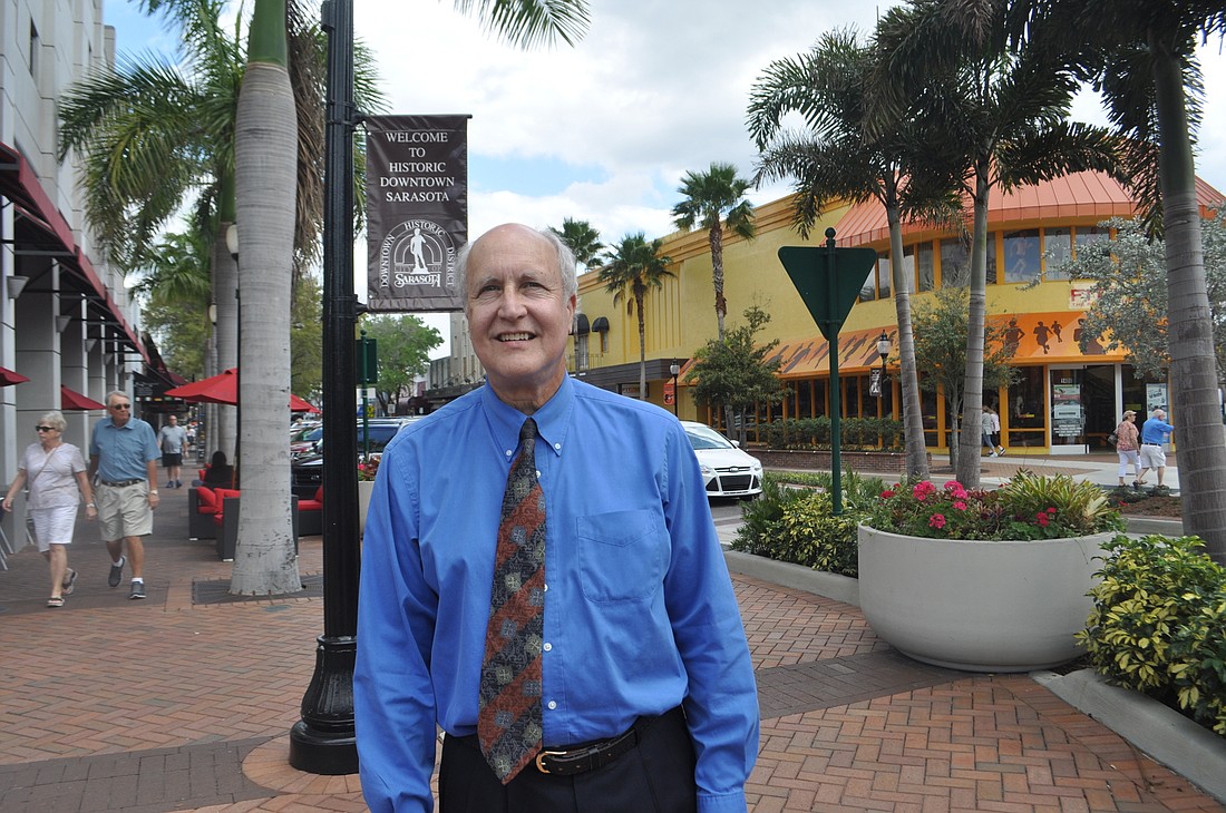 Downtown Economic Development Coordinator Norm Gollub monitors the retail mix in the heart of the city, but there's only much influence he can exert.