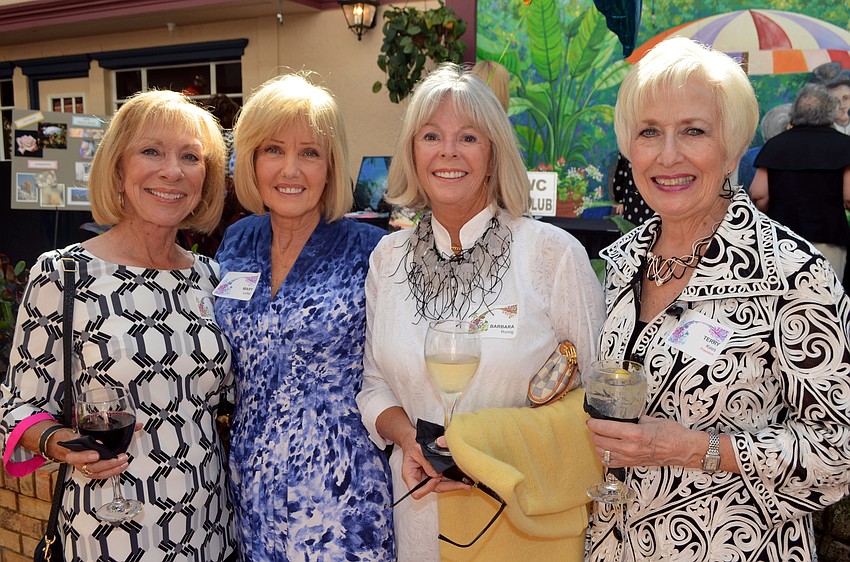 Evelyn Cooper, Mary Leflar, Barbara Roming and Terry Kees