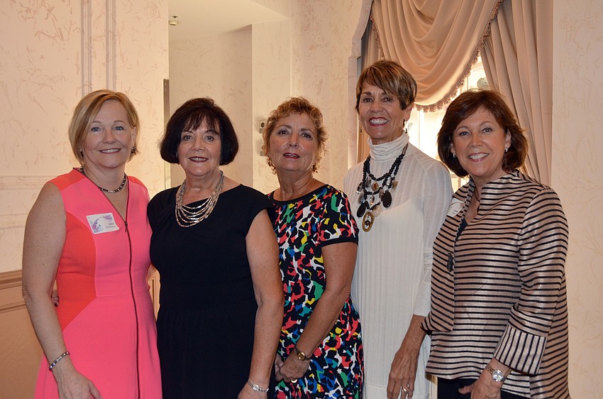 Judy Gunderson, Ariene Irons, Katy Arrillaga, Jane Krombeen and Anne Walsh