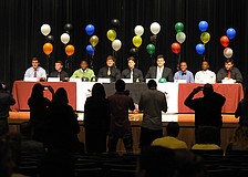 A record nine football players signed scholarships on National Signing Day Feb. 3.