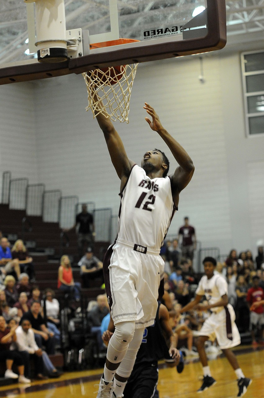 Riverview's Brion Whitley goes up for a layup in the first quarter.