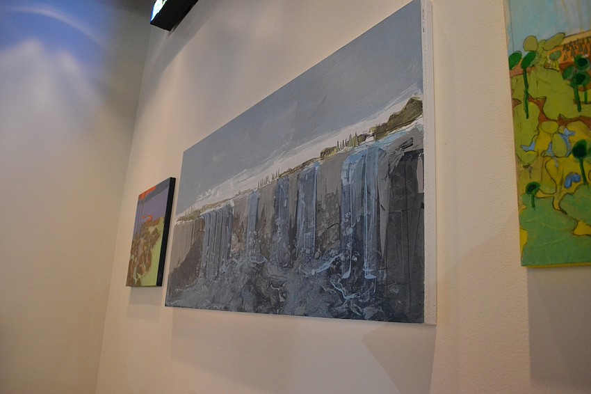 Artwork by students and faculty from the Ringling College of Art and Design are on display on the ground floor. The artwork will be accompanied by information about the artists and they will also be available to purchase.