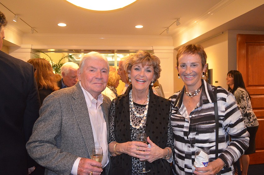 Bill and Bev Vernon with Commodore Martha Schantz