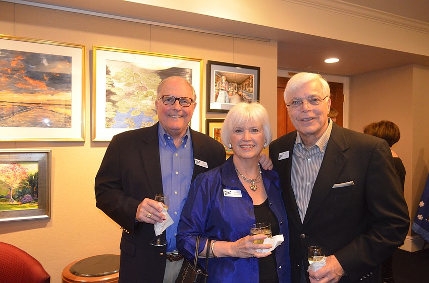 Mike and Susan Hunter with Mike Baker