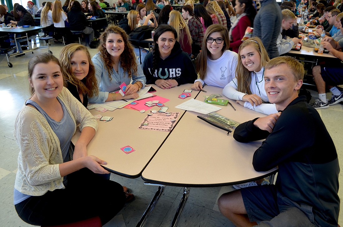 Lakewood Ranch High's Junior Advisory Board orchestrated the matchmaker questionnaire fundraiser.