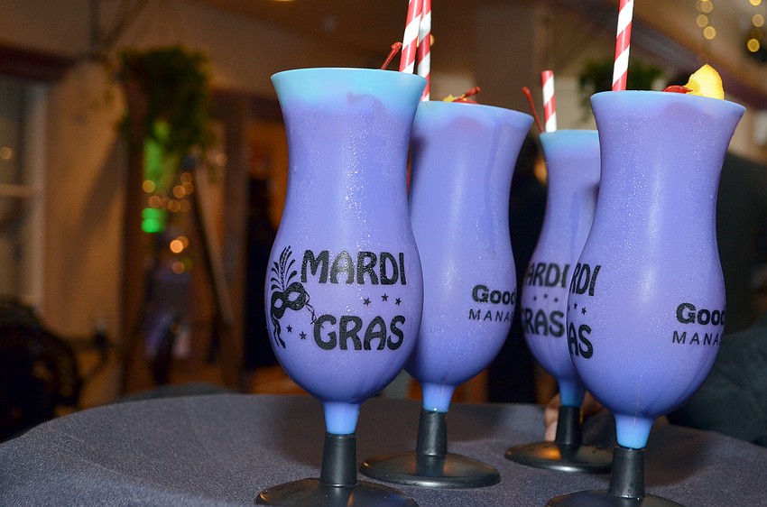 Hurricanes  were served at the 2016 Mardi Gras Gala.
