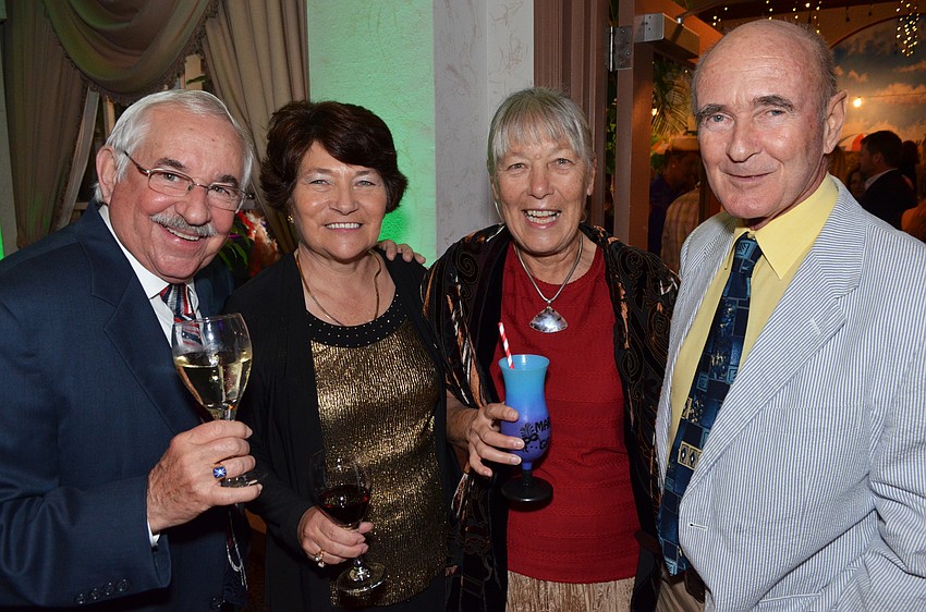 Mike and Gina Spellacy with Kay and Martin Broadway