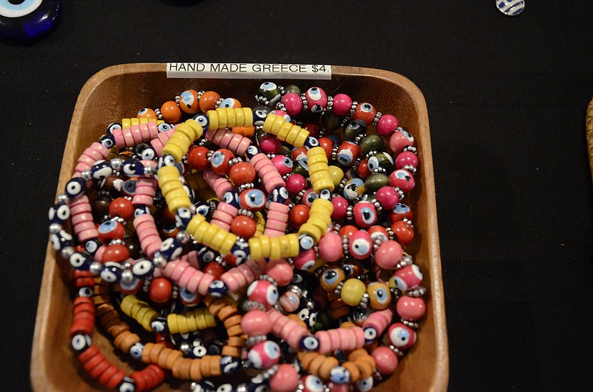 Harold Brewster with Art of the Lands sold traditional jewelry.