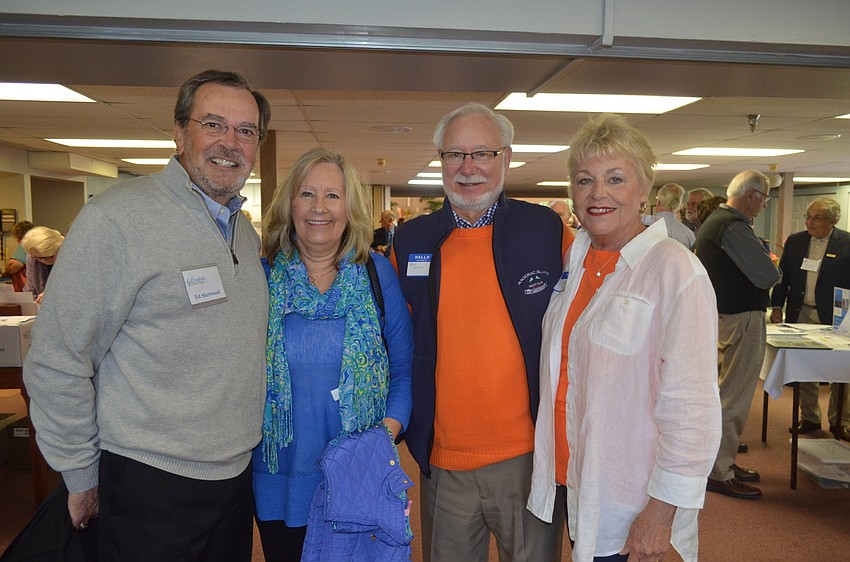 Ed and Christie Sherwood with Bob and Lynne Ransom