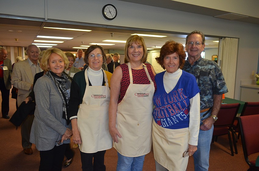 Michelle Giannico, Betty Rahm, Valarie Evanko, Ali Merce-Bisca, Ruth German and Bill Evanko