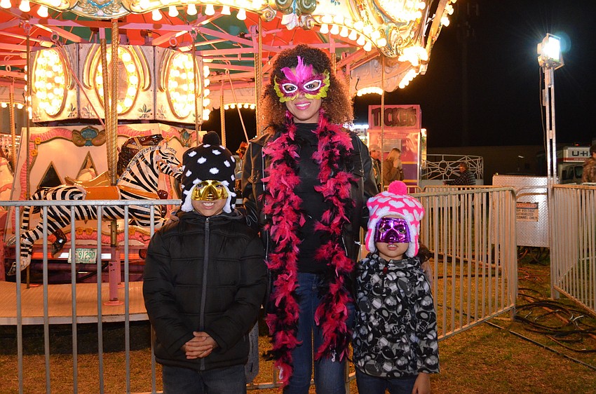 Joshua Salinas, Caroline Madut and Emily Salinas