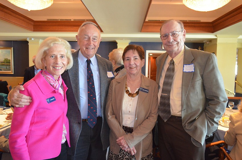 Diana and Fred Emrich with Carol and Justus Doenecke
