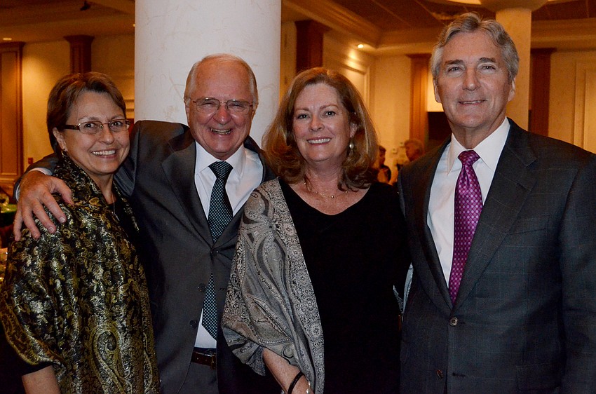 Drs. Jacqueline and Tom Kelly with Julie and Phil Delaney