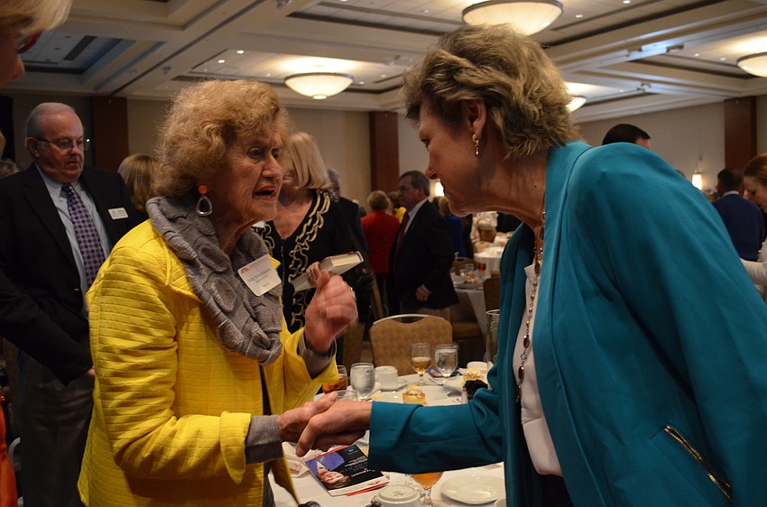 Betty Schoenbaum and Cokie Roberts