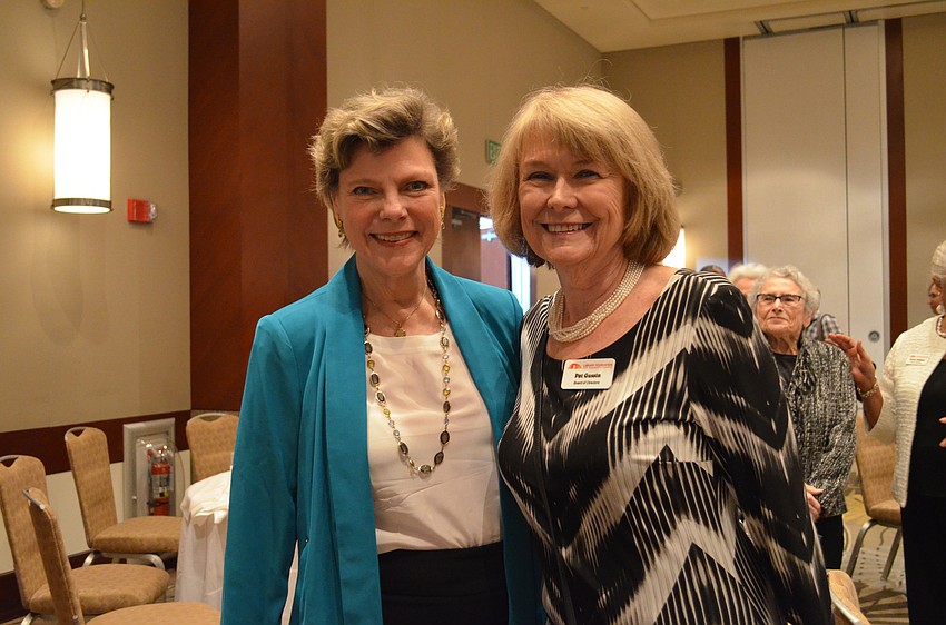 Cokie Roberts and Pat Gussin
