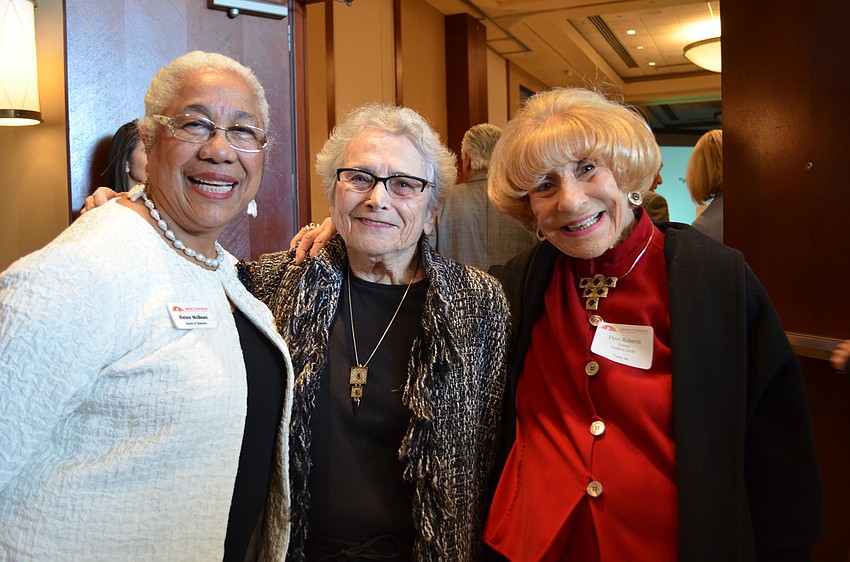 Helen McBean, Marilyn Harwell and Flori Roberts