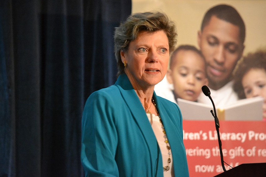 Author and American journalist Cokie Roberts served as the featured speaker for the 4th annual Author Luncheon Monday, Feb. 8 at the Hyatt Regency Sarasota.
