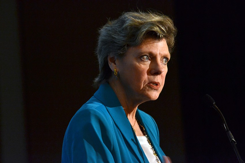 Author and American journalist Cokie Roberts served as the featured speaker for the 4th annual Author Luncheon Monday, Feb. 8 at the Hyatt Regency Sarasota.