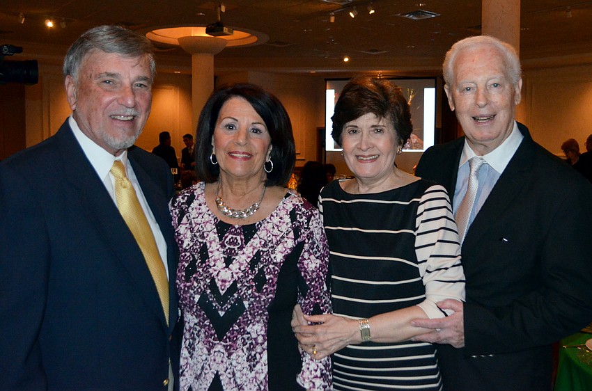 Mike and Barbara Cetro with Virginia Malmstrom and Roy Benedetti