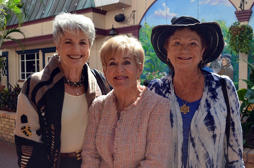 Edie Chaifetz, Bunny Skirboll and Brenda Johnston