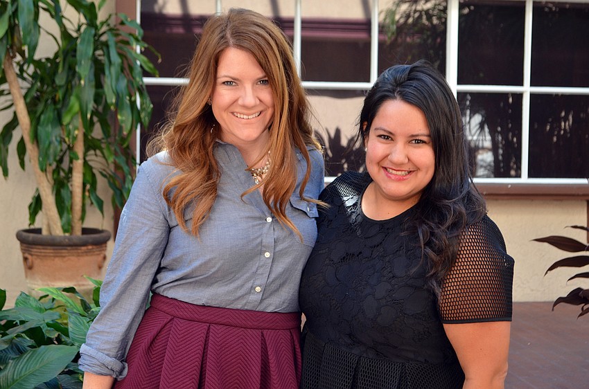 Meghan Buchanan and Kelsey Alholm