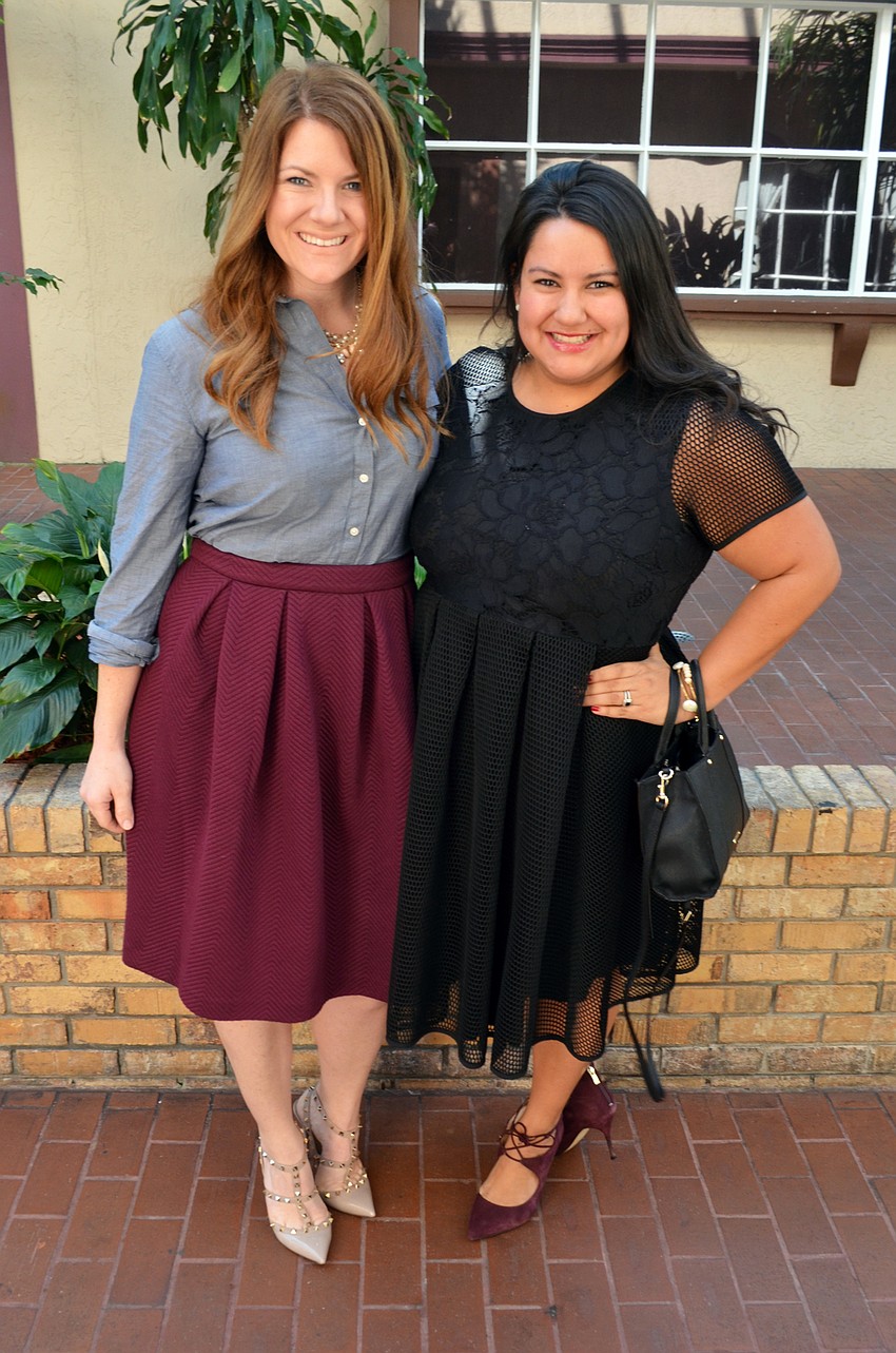 Meghan Buchanan and Kelsey Alholm