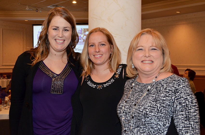 Stephanie Lyons, Ashley Gillett and Linda Clayton