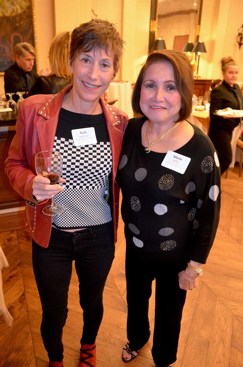 Ruth Harshman and Maria Gaffar represent The Lake Club 