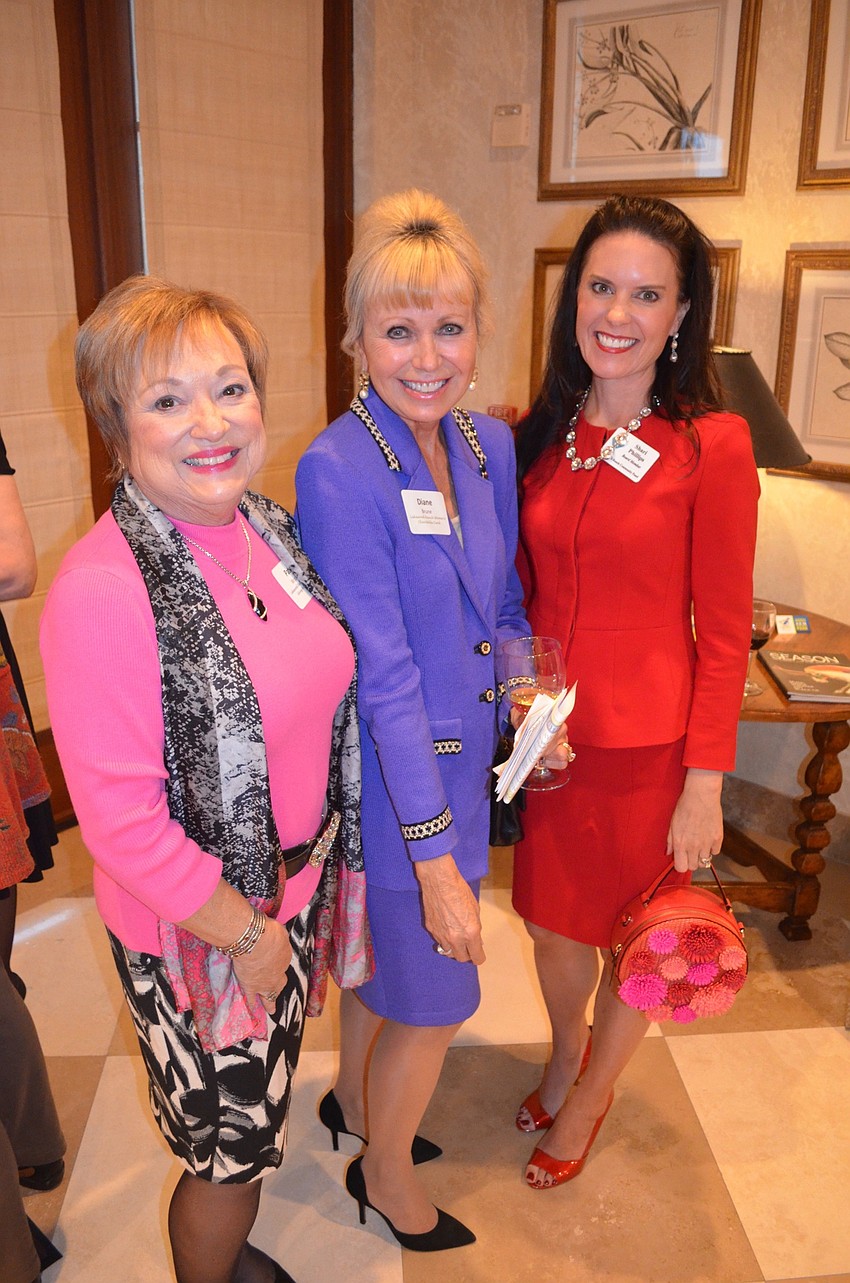 Patti Wrobel, Diane Brune and Shari Phillips are members of different giving circles.