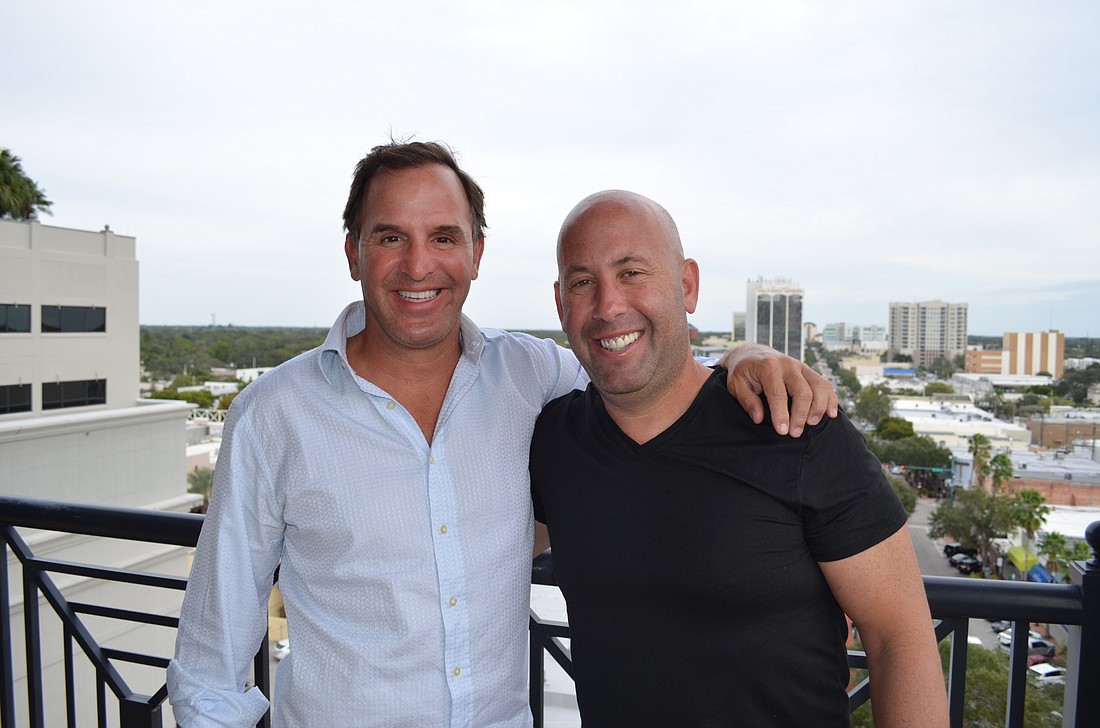 Eric Bair and David Chessler were part of an investment group that bought a Sarasota toy company this month.