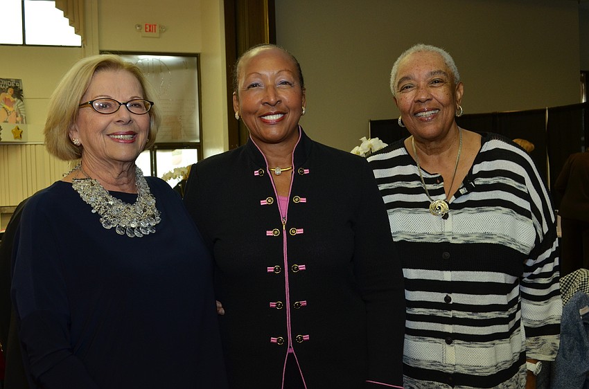 Esta Snider, Rosa Lundin and Lila Porter