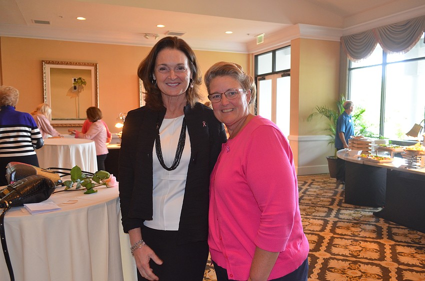 OBGYN Deanna Doyle and Suellen Kaeb, chairwoman and founder of Breast Health Sarasota, Inc.